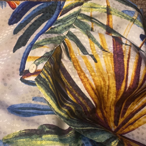 Chico’s tropical v neck dolman sleeve top size 2P - Picture 5 of 7